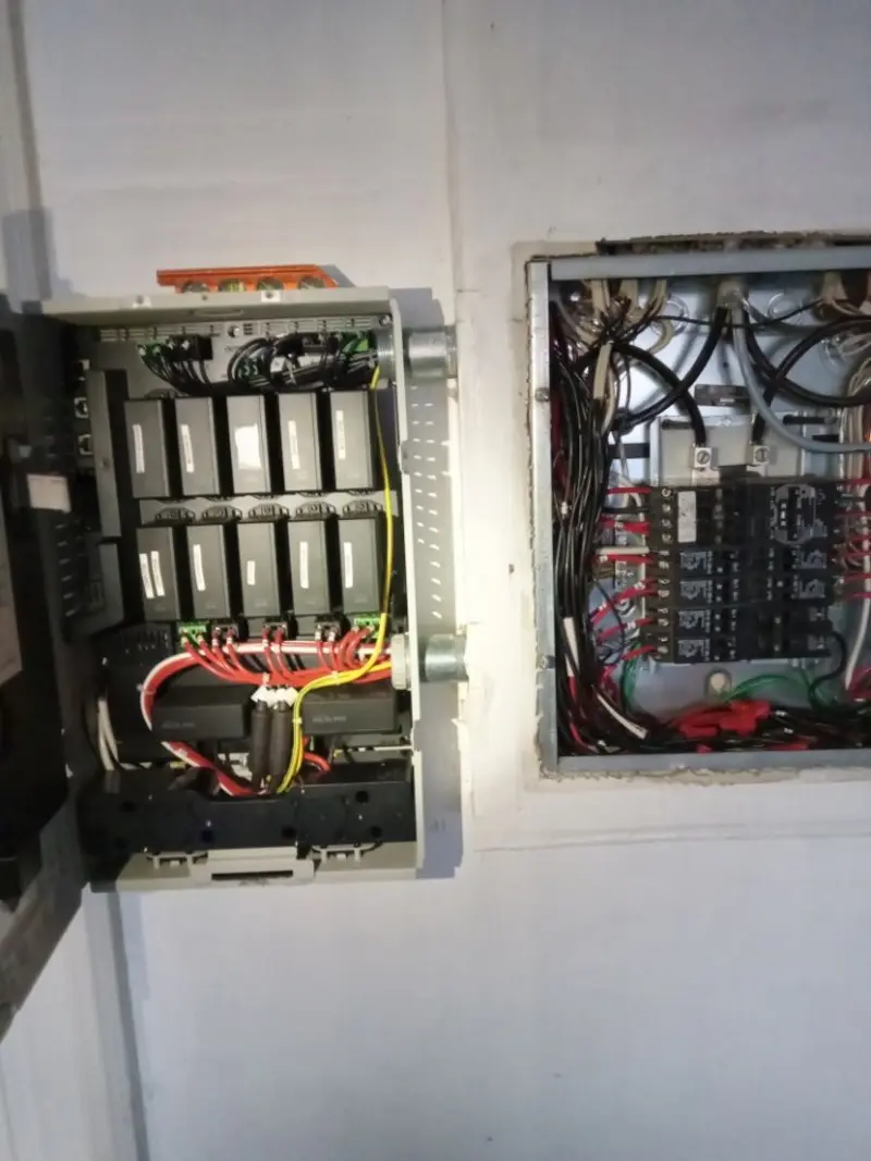 Electrical panel upgrade completed for Indoor Lighting Installation in Madisonville